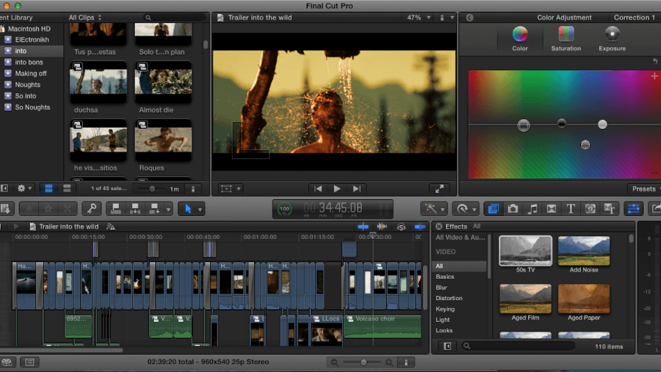 Final Cut Pro Automatic Color Correction