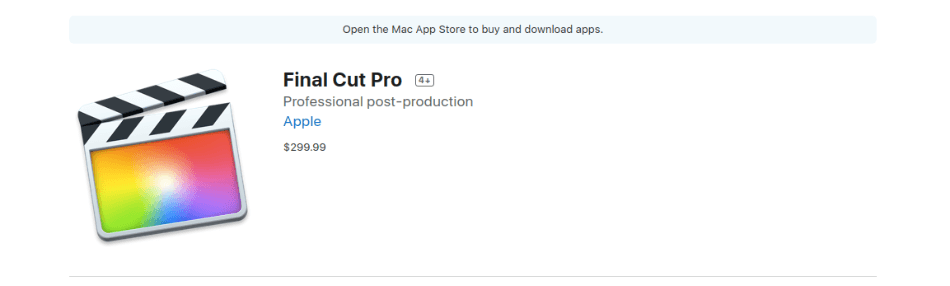 Final Cut Pro Pricing