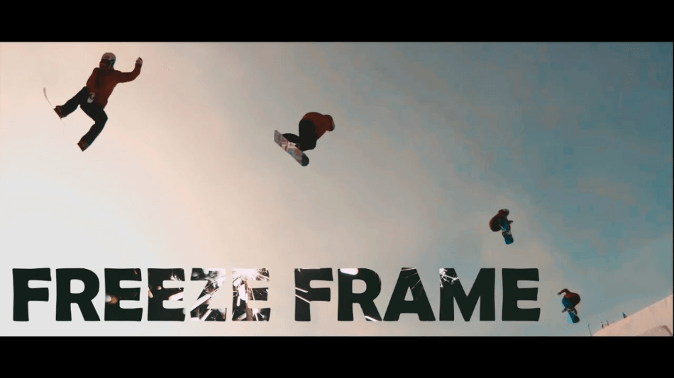 Filmora Freeze Frame Effect