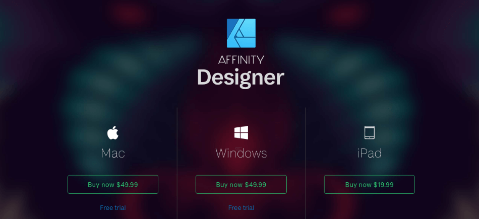 Affinity Designer Pricing