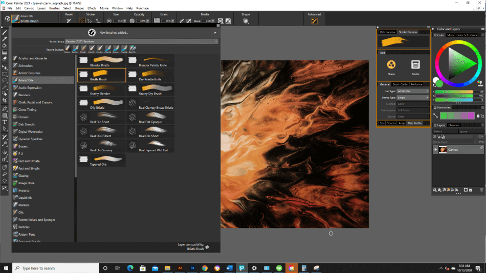 Corel Painter Brushes