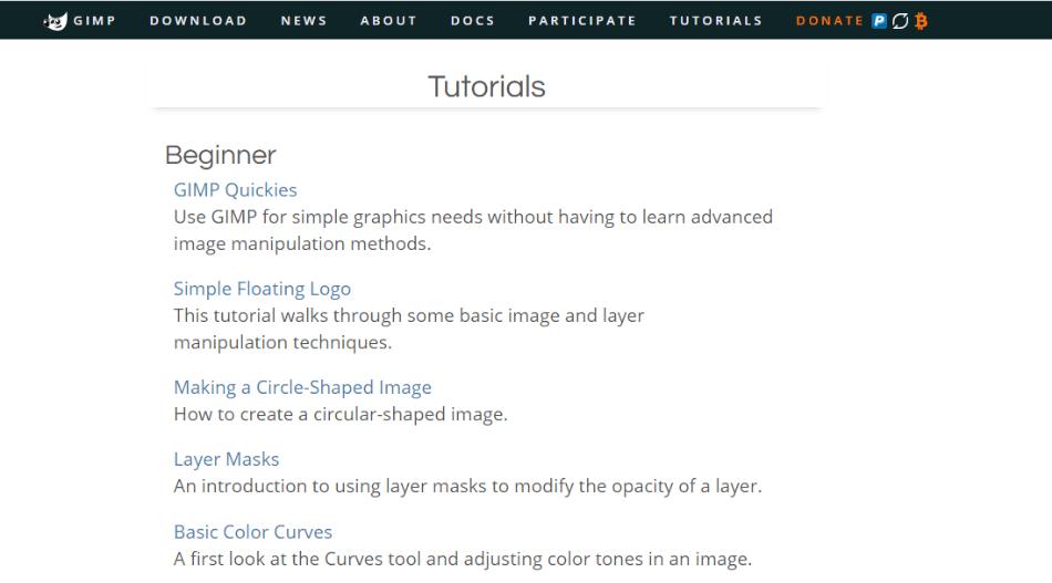 GIMP Tutorials