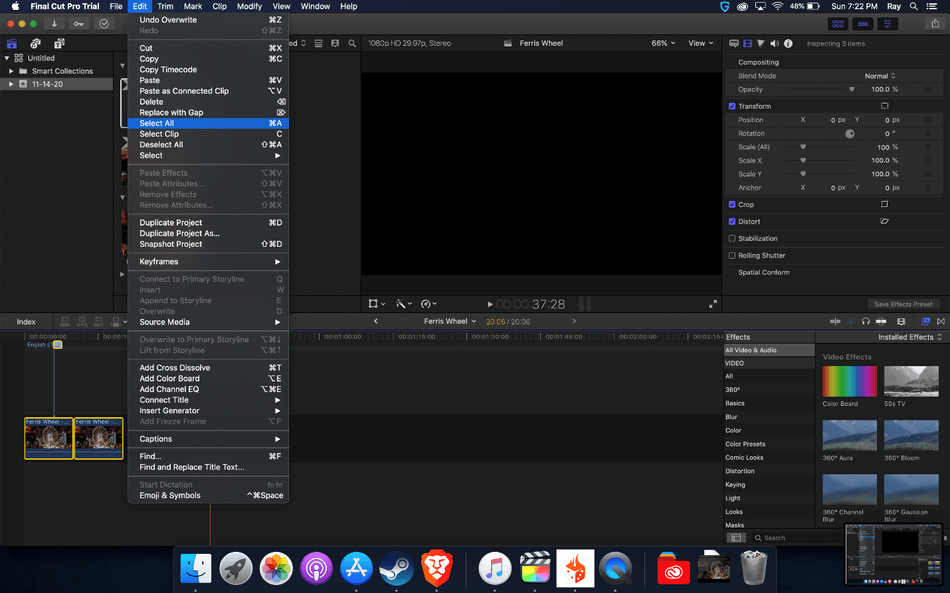 How to Export on Final Cut Pro 1