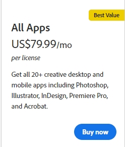 How much does Photoshop cost 14