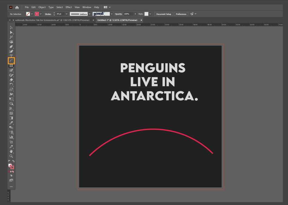 How to Curve Text in Illustrator 18
