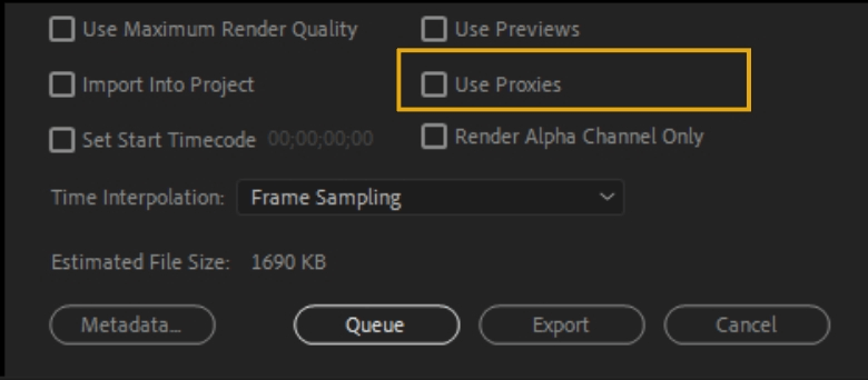 How to Export Adobe Premiere Pro File to mp4 Format 77