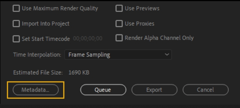 How to Export Adobe Premiere Pro File to mp4 Format 81