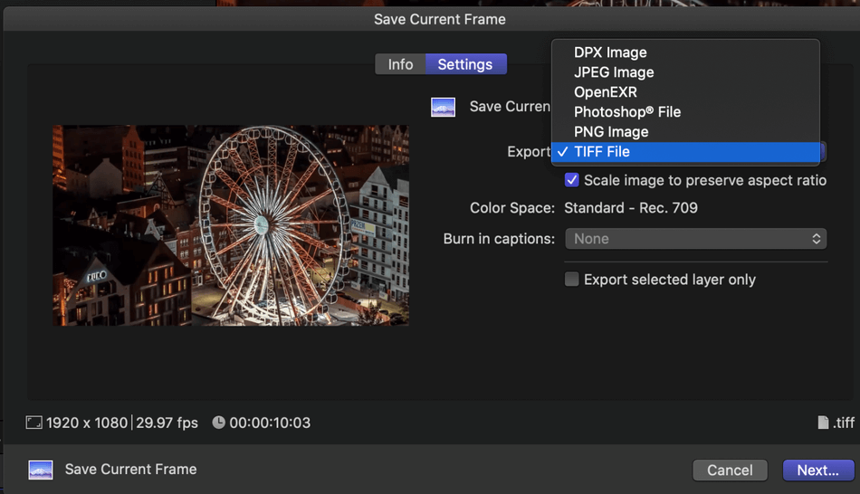 How to Export on Final Cut Pro 20