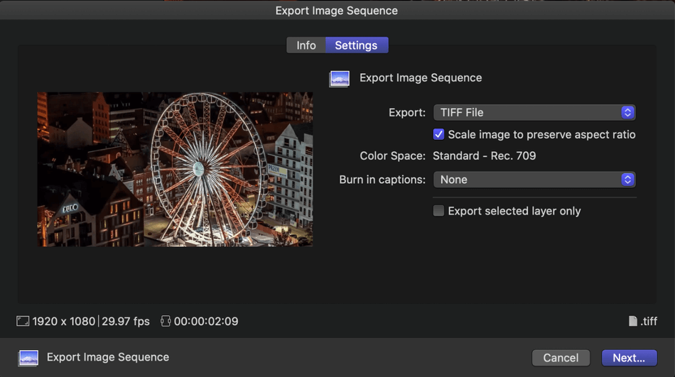 How to Export on Final Cut Pro 25
