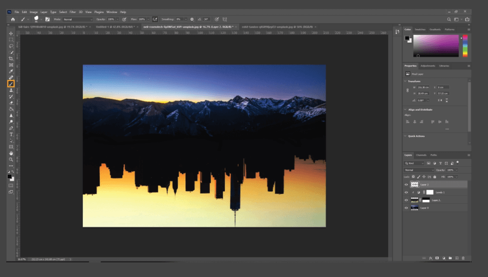 How to Flip an Image in Photoshop 21