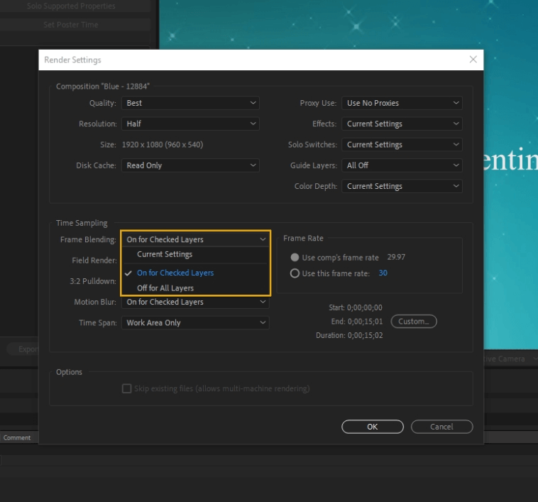 How to Render Export in Adobe After Effects 17
