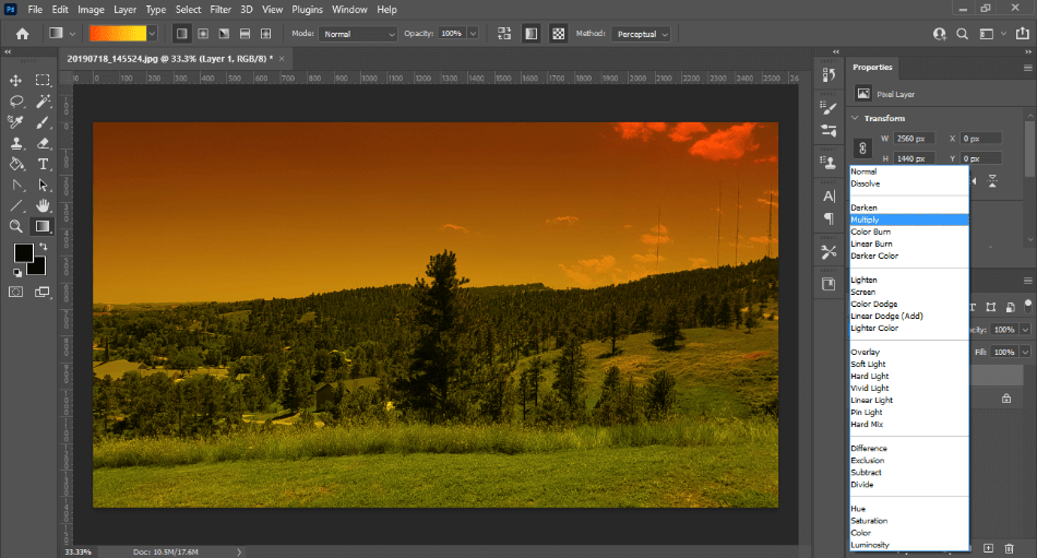 Photoshop Layer Overlaying