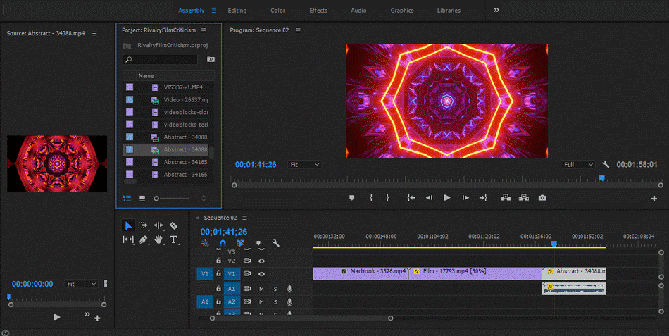 premiere pro abstract design