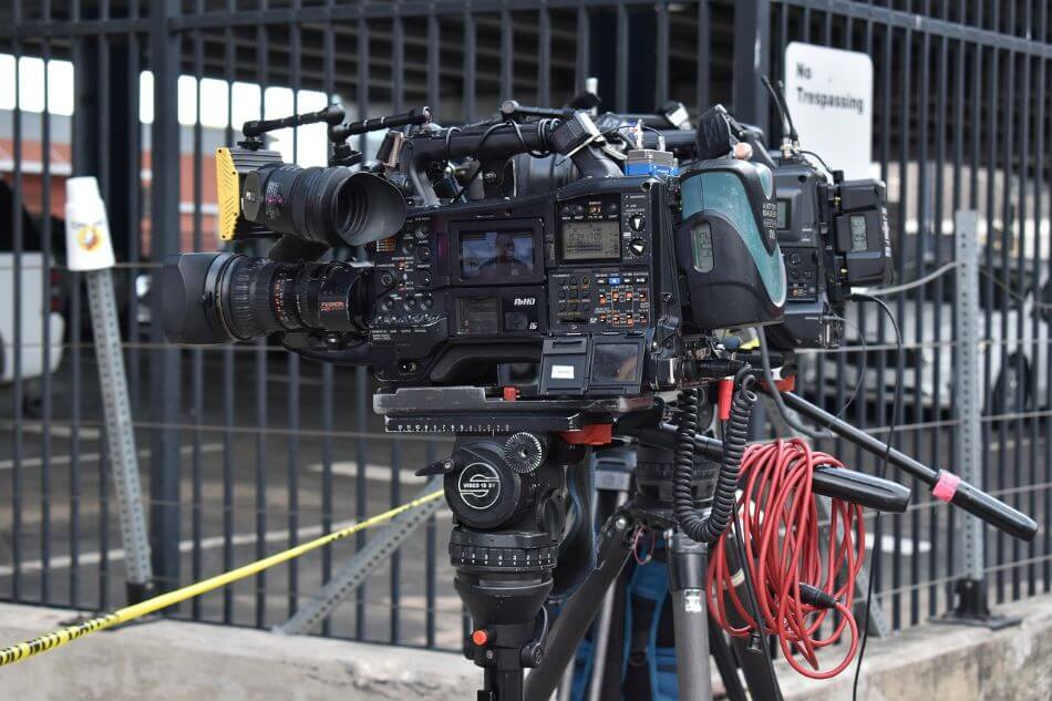 video camera at a shoot