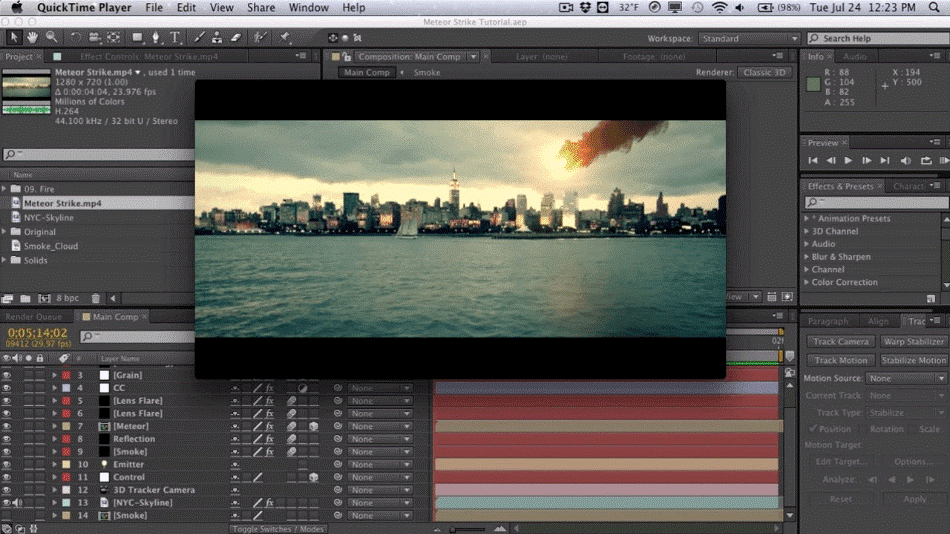 After Effects Compositing multiple 3D Layer