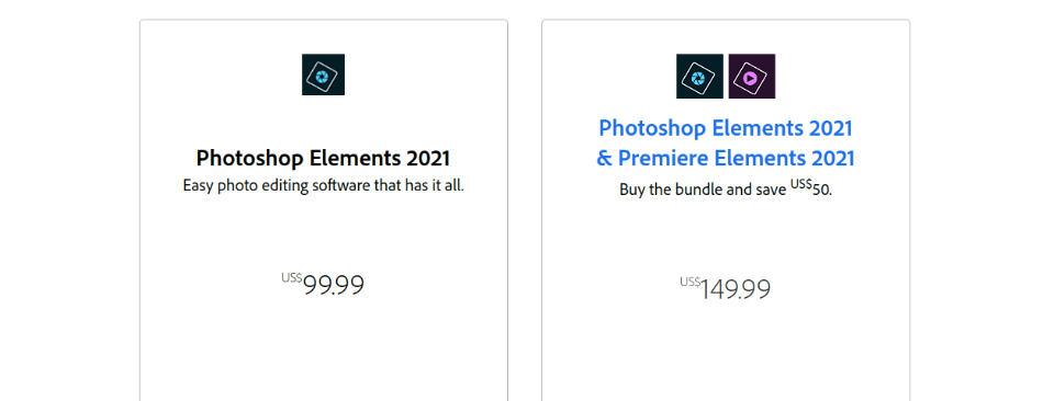 Photoshop Elements Pricing