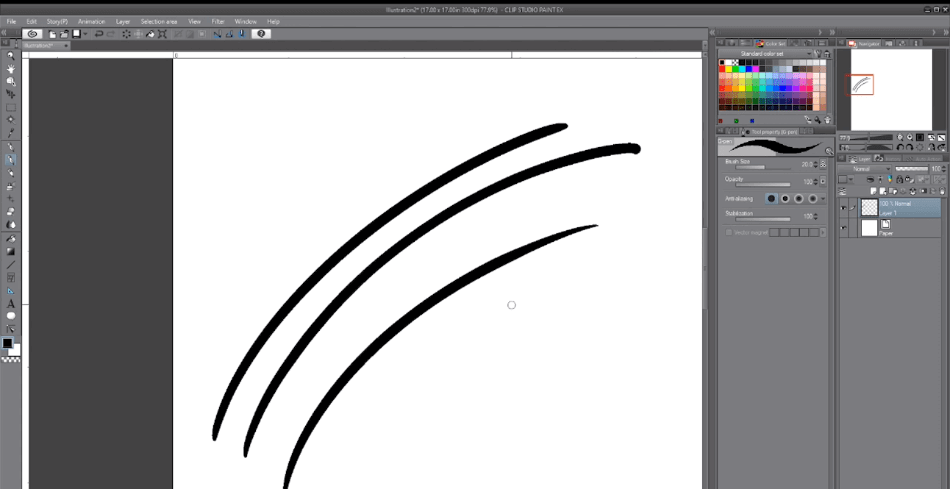 Clip Studio Paint draw an object