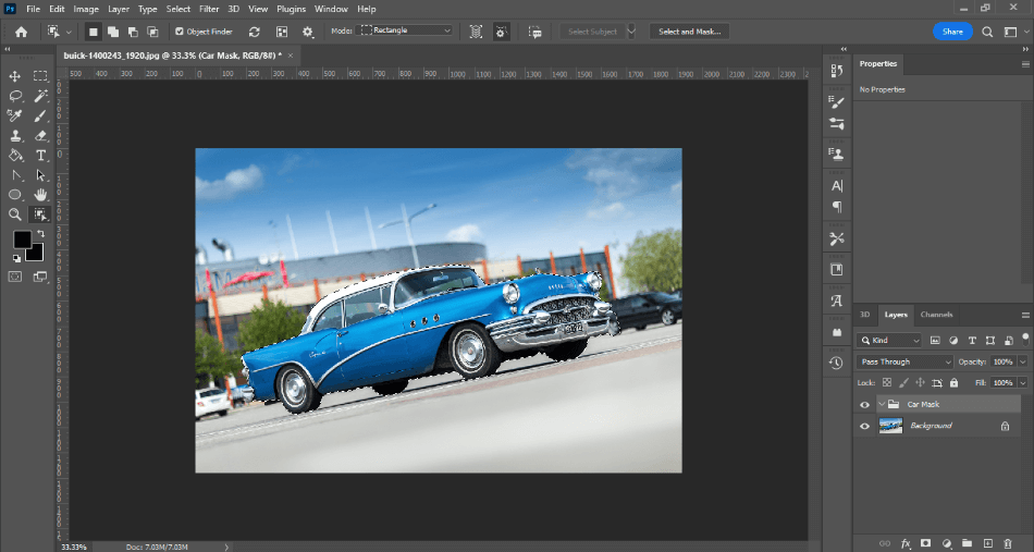 Photoshop Color Tutorial Car Group Layer