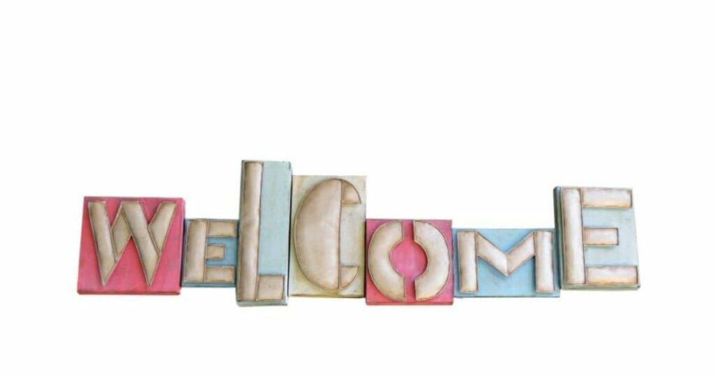 wooden text spelling welcome 1 1