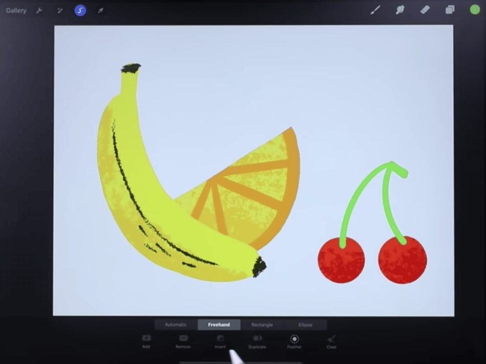 Procreate colors of fruit 1