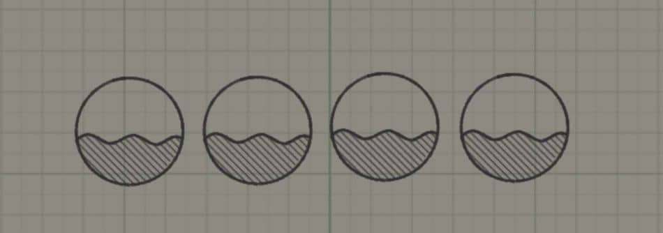 Procreate Circles Copied On Same Layer 