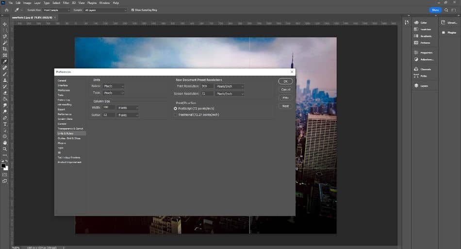 Change the New Document Preset Resolutions to make your photo editing and printing easier