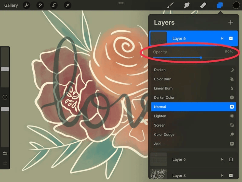 Here is what you should see after opening the layer settings 5